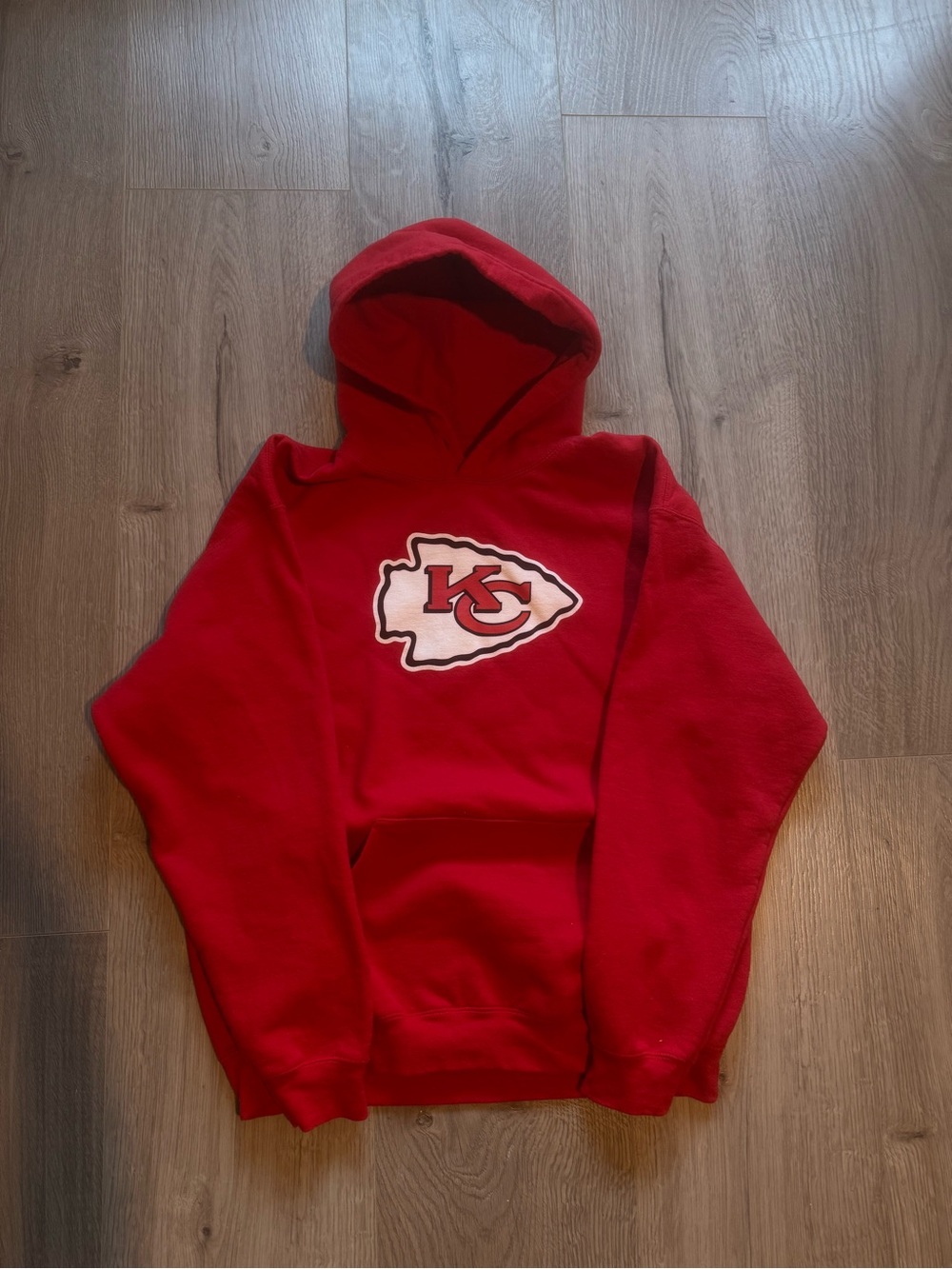 Red Pullover Hoodie - Men's Sweater